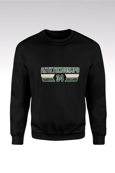 Milwaukee Bucks 135 Siyah Sweatshirt XL