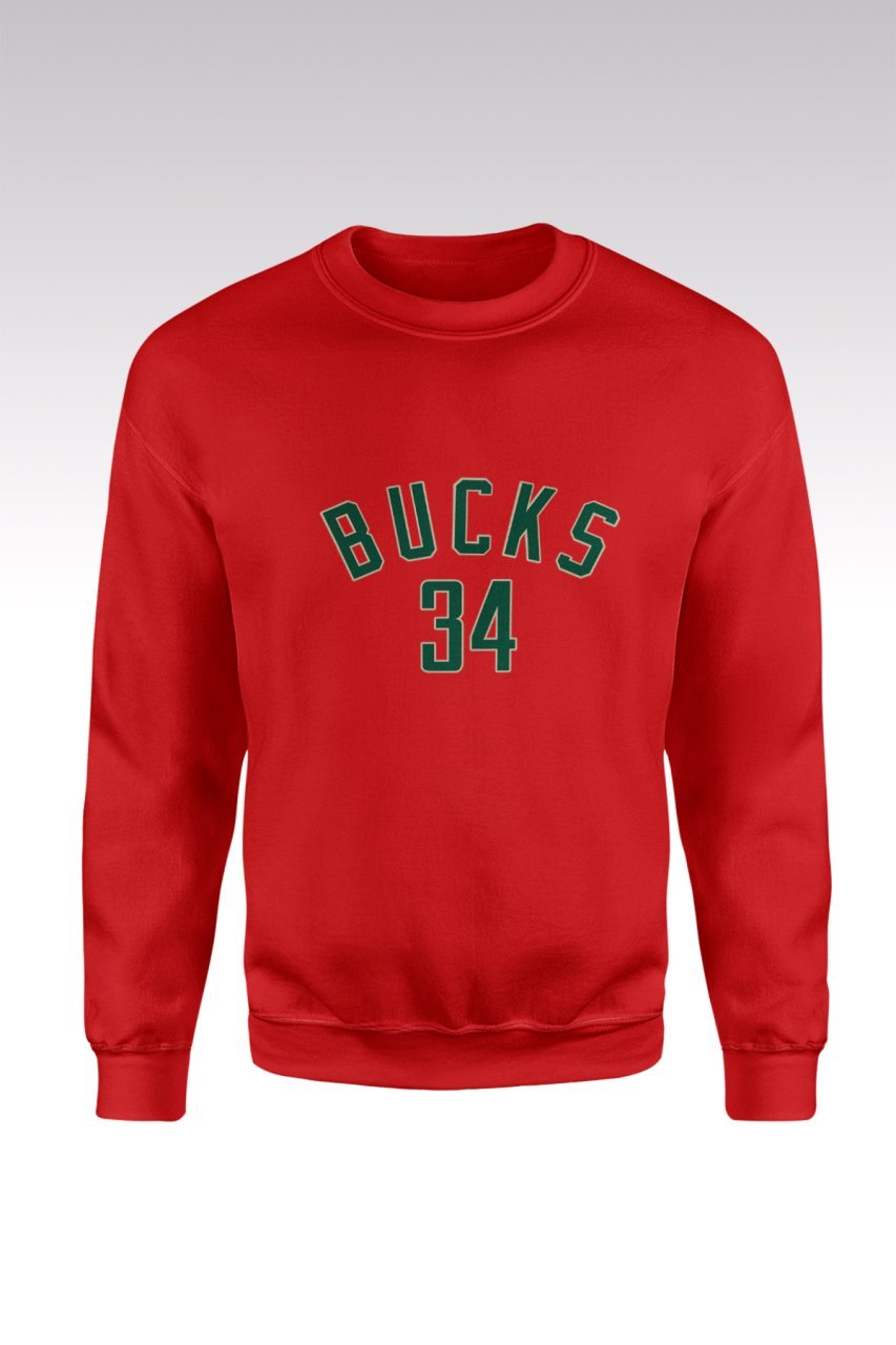 Milwaukee Bucks 136 Kırmızı Sweatshirt M