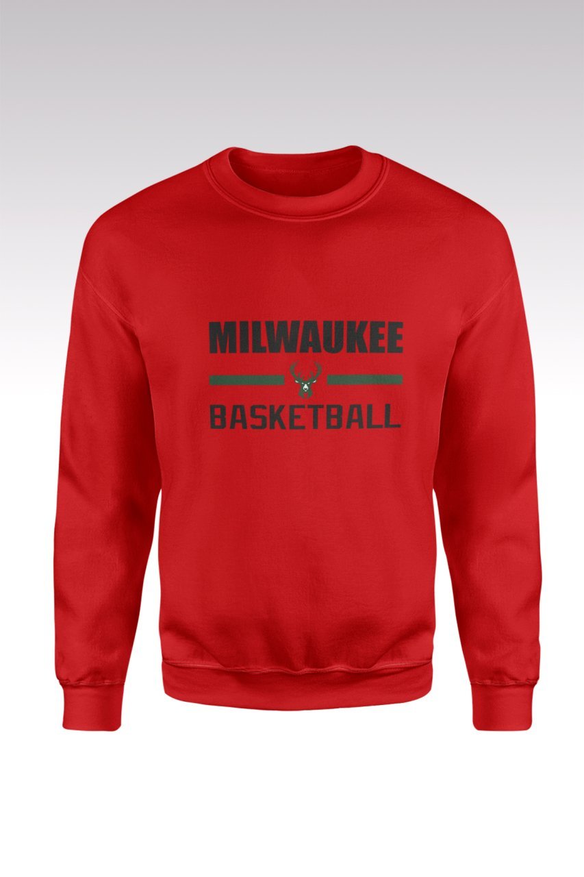 Milwaukee Bucks 137 Kırmızı Sweatshirt L