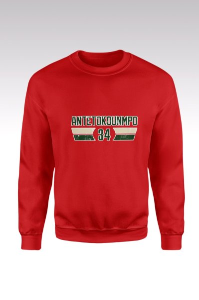 Milwaukee Bucks 135 Sweatshirt S - Kırmızı