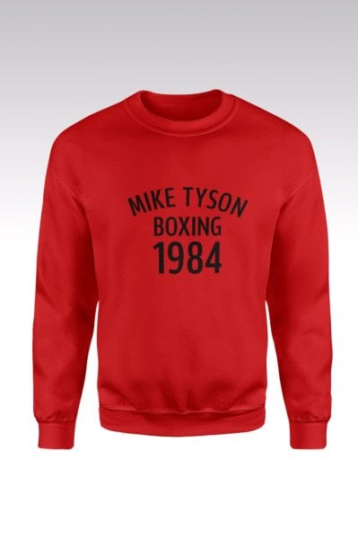 Mike Tyson 132 Kırmızı Sweatshirt XL