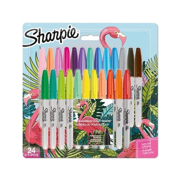 Sharpie 2169766 24 lü Flamingo Permanent Markör Kalem