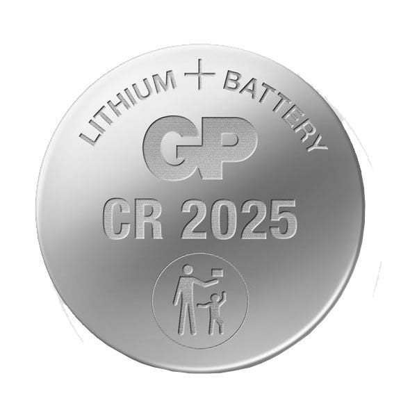 Gp CR2025-C5 3V 5 li Lityum Kartela Pil