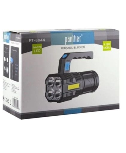 Panther PT-8844 5W USB Şarjlı El Feneri