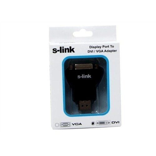 S-Link SL-DS565 Display Port Erkek To DVI Dişi Dönüştürücü