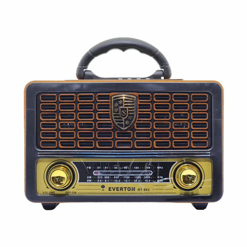 Everton RT-862 Bluetooth FM-USB-TF-Aux Nostaljik Radyo Kumandalı