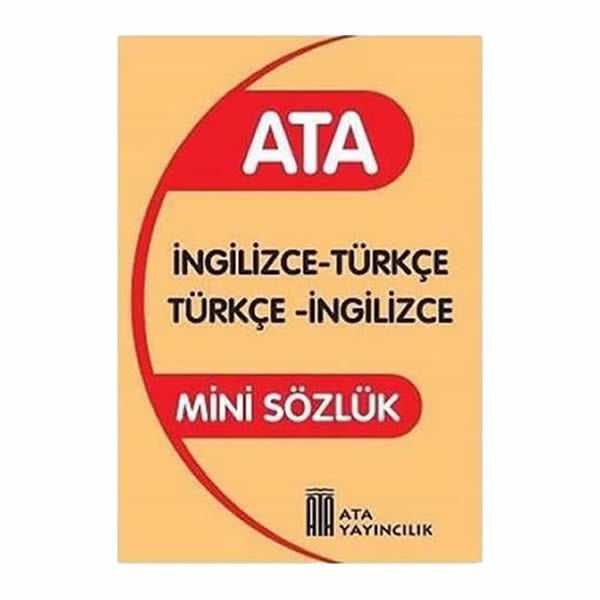 Ata Yayınları Plastik Kapak Dönüşümlü Mini İngilizce Sözlük