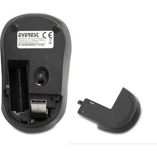 Everest SM-804 1600 Dpi Siyah-Yeşil Usb Kablosuz Mouse