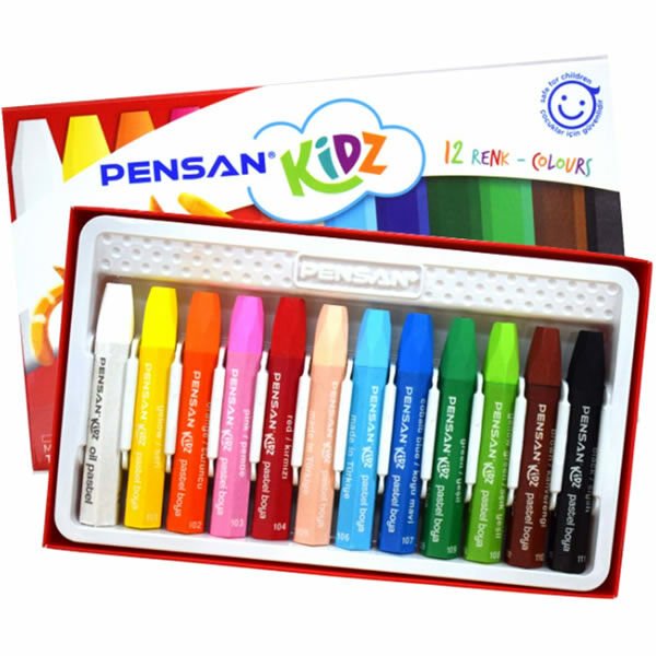 Pensan 98060 12 li Kidz Pastel Boya