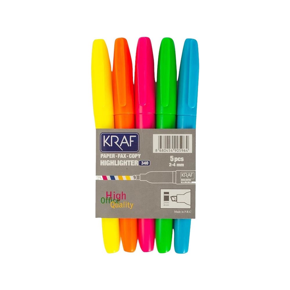 Kraf 340-5 5 li Fosforlu Kalem