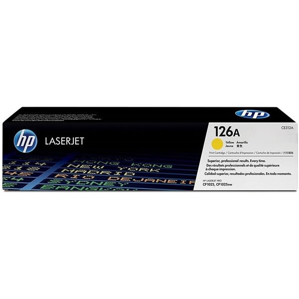 HP CE311A 126A Laserjet Sarı Orjinal Toner