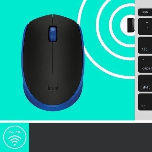 Logitech 910-004640 M171 Mavi Kablosuz Mouse