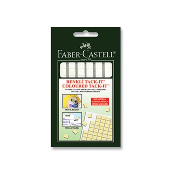 Faber Castell Tack It 50 gr Karışık Renk Hamur Yapıştırıcı