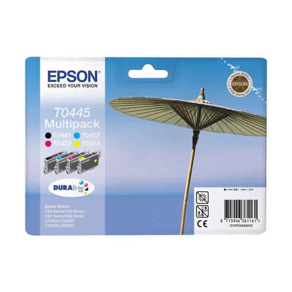 Epson T0445 Durabrite Ink Multipack 4 lü Kartuş Seti