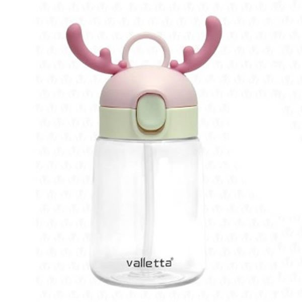 Valletta 1252 400 ml Pembe Kimbayo Çocuk Matarası