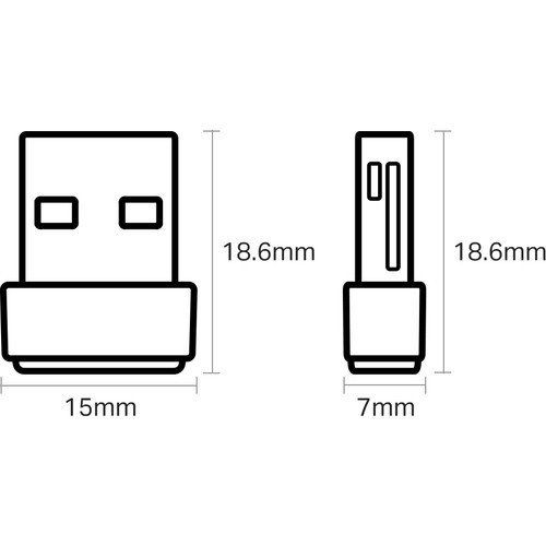 Tp-Link Archer T2U Nano 600 Mbps Kablosuz USB Adaptör