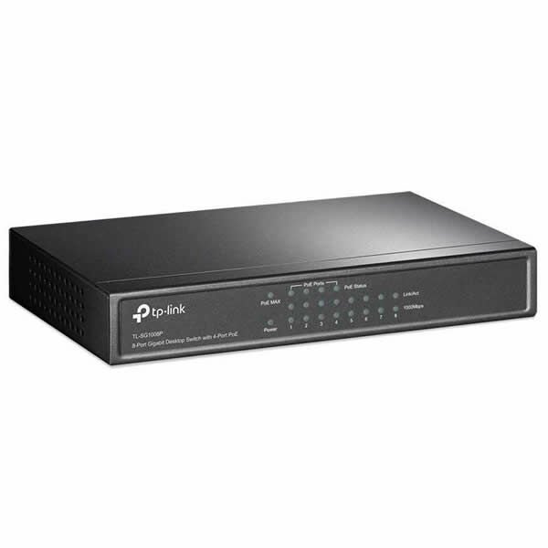 Tp-Link TL-SG1008P 8 Port 10/100/1000 Mbps Switch