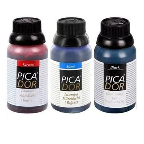 Picador 30 ml Siyah stampa Mürekkebi