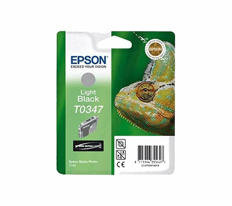 Epson T0347 Açık Siyah Kartuş