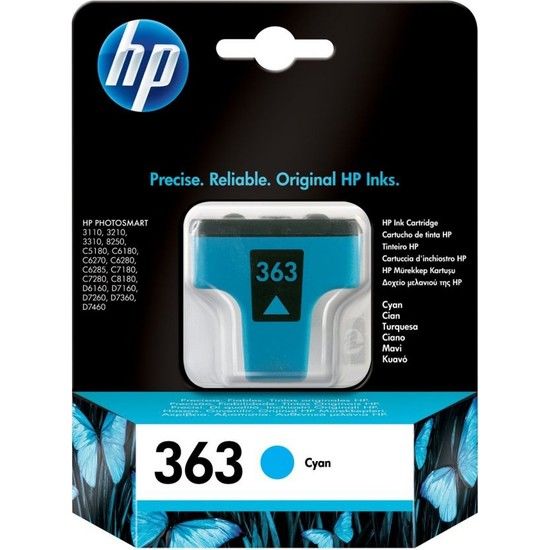 Hp C8771E 363 Cyan Kartuş