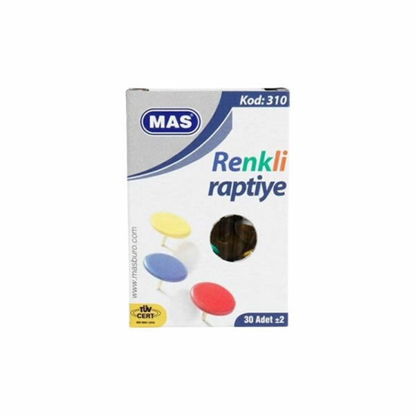 Mas 310 Renkli Pvc Kaplı Raptiye