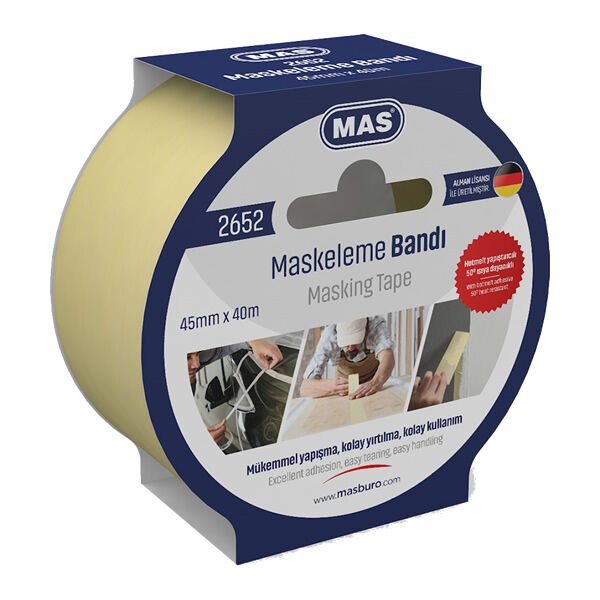 Mas 2652 45mmx40mt Maskeleme Bandı