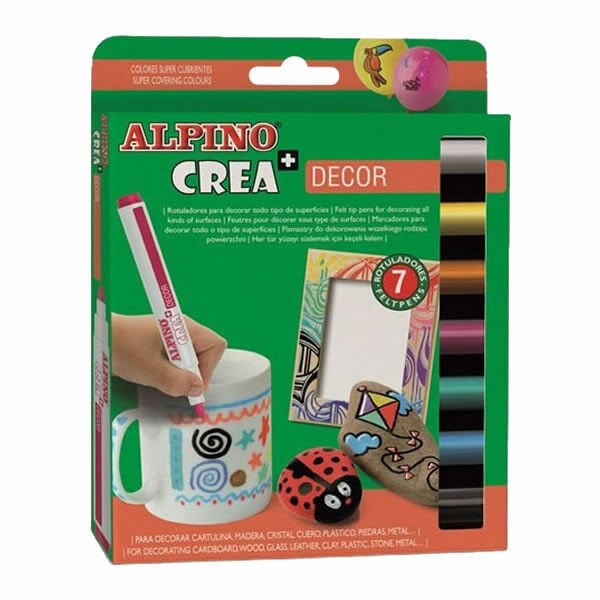 Alpino ALP-AR133 7 li Crea Decor Keçeli Kalem