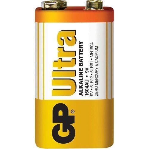 Gp 9V Ultra Alkalin Tekli Blisterli Pil