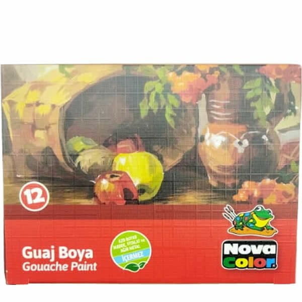 Nova Color NC-461 12 li Şişe Guaj Boya