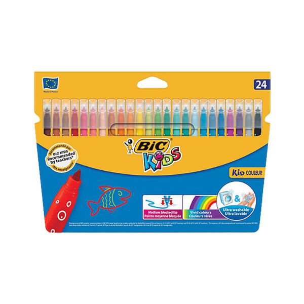 Bic 841800 24 lü Kid Couleur Keçeli Kalem