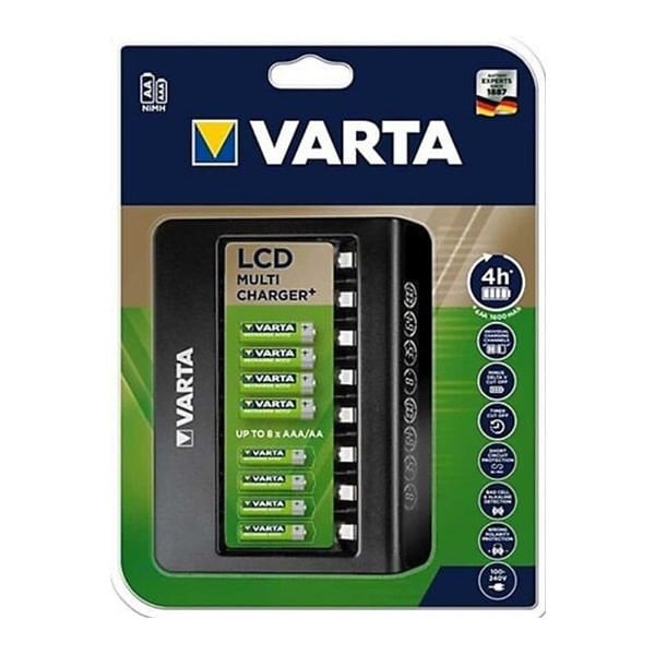 Varta 57681 LCD 8 Slotlu Pil Şarj Cihazı