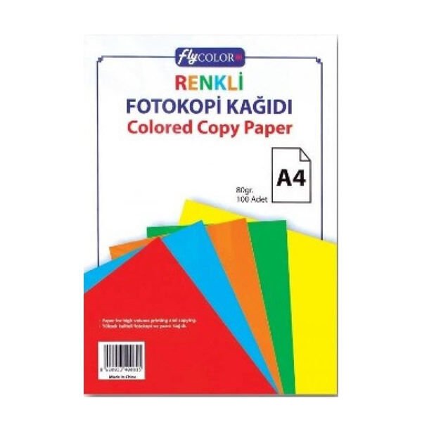 Flying Colors A4 Pembe 500 lü 100 gr Fotokopi Kağıdı