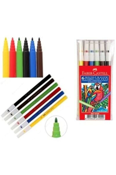 Faber Castell 6 lı Keçeli Kalem