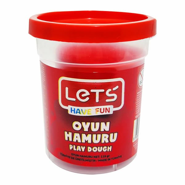 Lets L8440-2 115 gr Kırmızı Tekli Oyun Hamuru