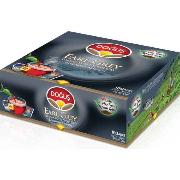 Doğuş Earl Grey 100 lü Bardak Poşet Çay