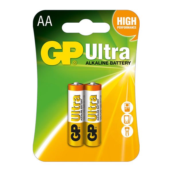 Gp Gp15AU-U2 2 li AA Ultra Alkalin Kalem Pil