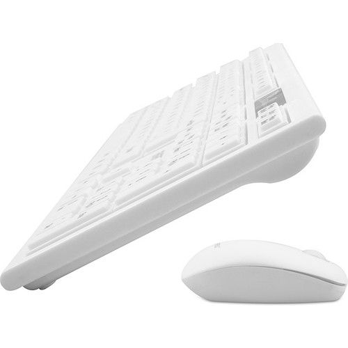 Everest KM-6121 Beyaz Kablosuz Q Slim Klavye Mouse Set