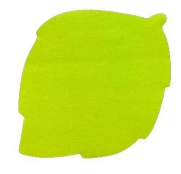 Gıpta Stickn 70x70  50 Yaprak  Neon Yaprak Şekilli Yeşil Not Kağıdı