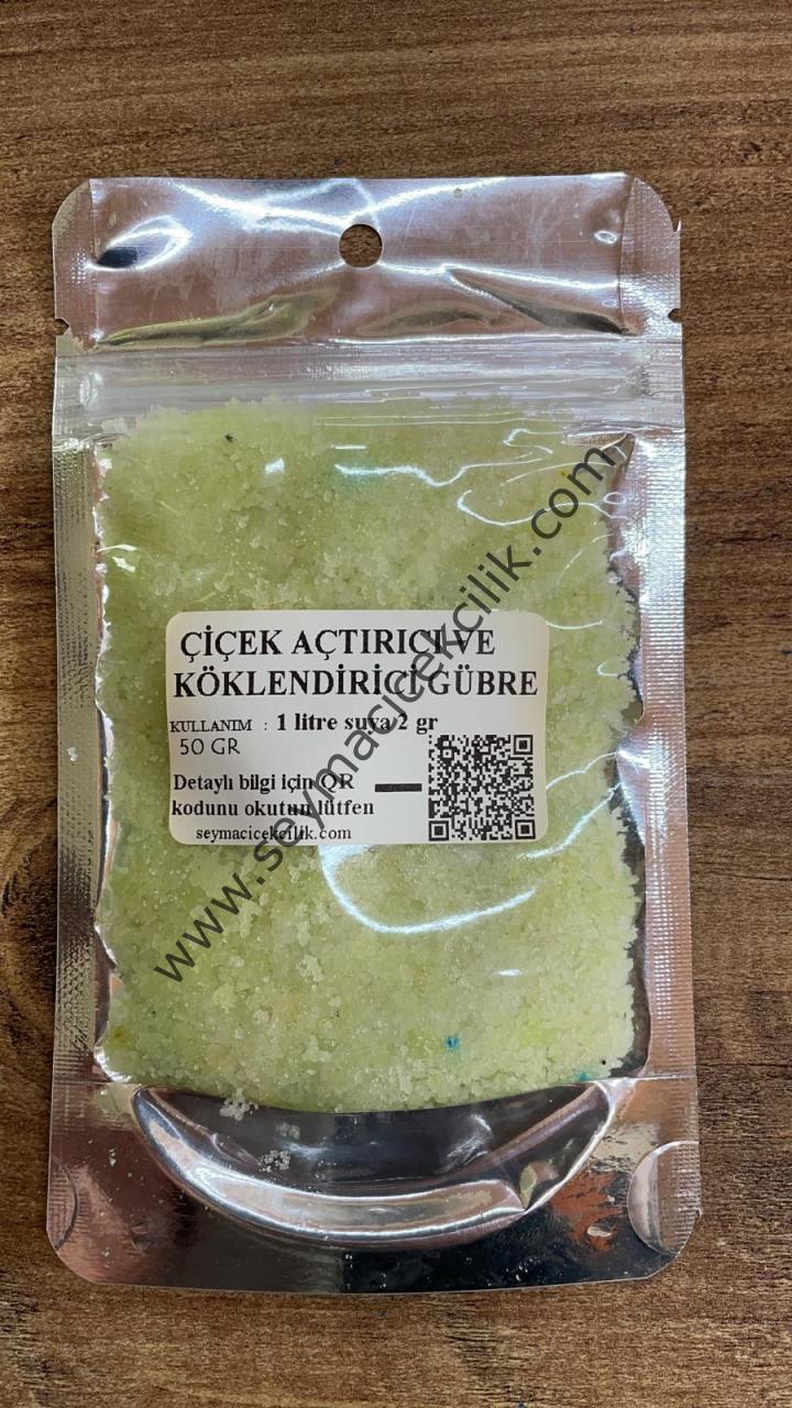 Çiçek açtırıcı ve Köklendirici Gübre 50 gr