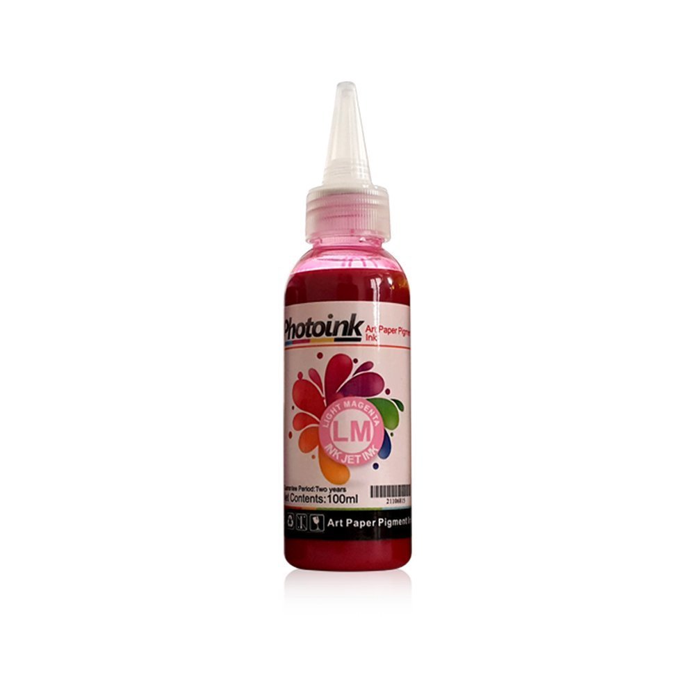 100 ml. LIGHT KIRMIZI KUŞE MATBAA MÜREKKEBİ (6 renkli yazıcılar için)