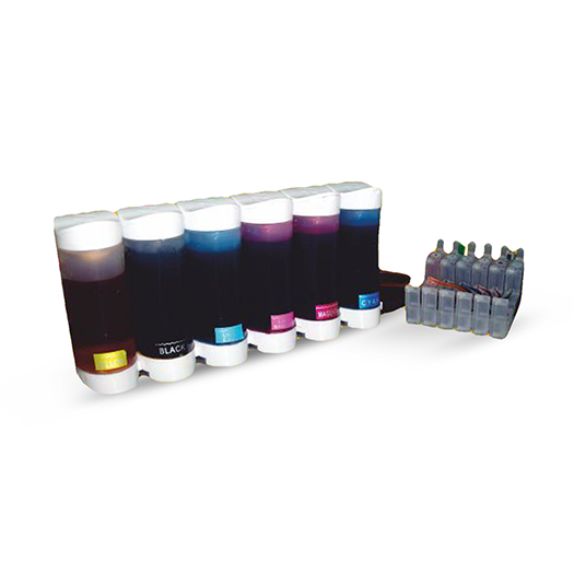 (KUŞE MÜREKKEPLİ) EPSON PX730/ PX830 UYUMLU BİTMEYEN KARTUŞ SİSTEMİ
