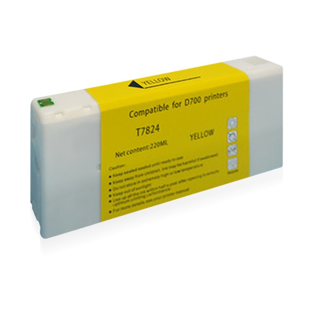 Epson T7824 Surelab SL- D700 Uyumlu Sarı Kartuş