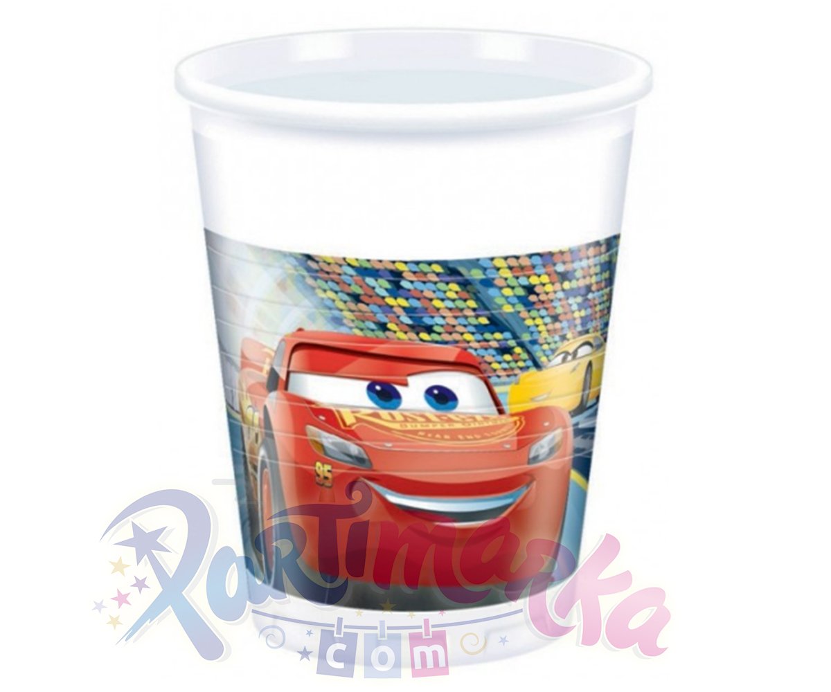 Cars 3 Parti Bardakları