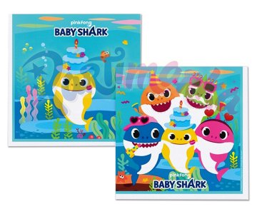 Baby Shark Doğum Günü Peçeteleri