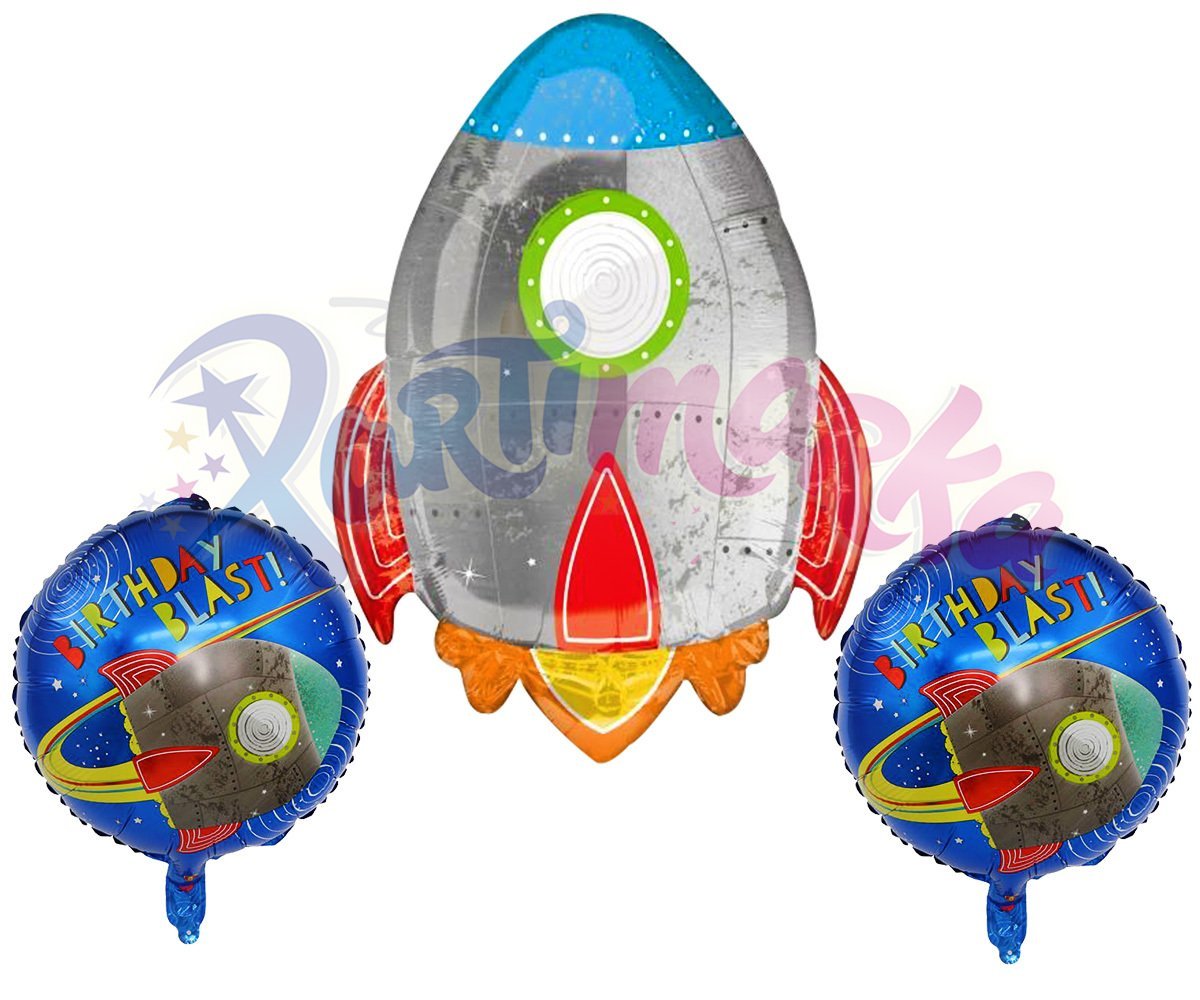 Uzay Temalı Parti Roket Balon Seti