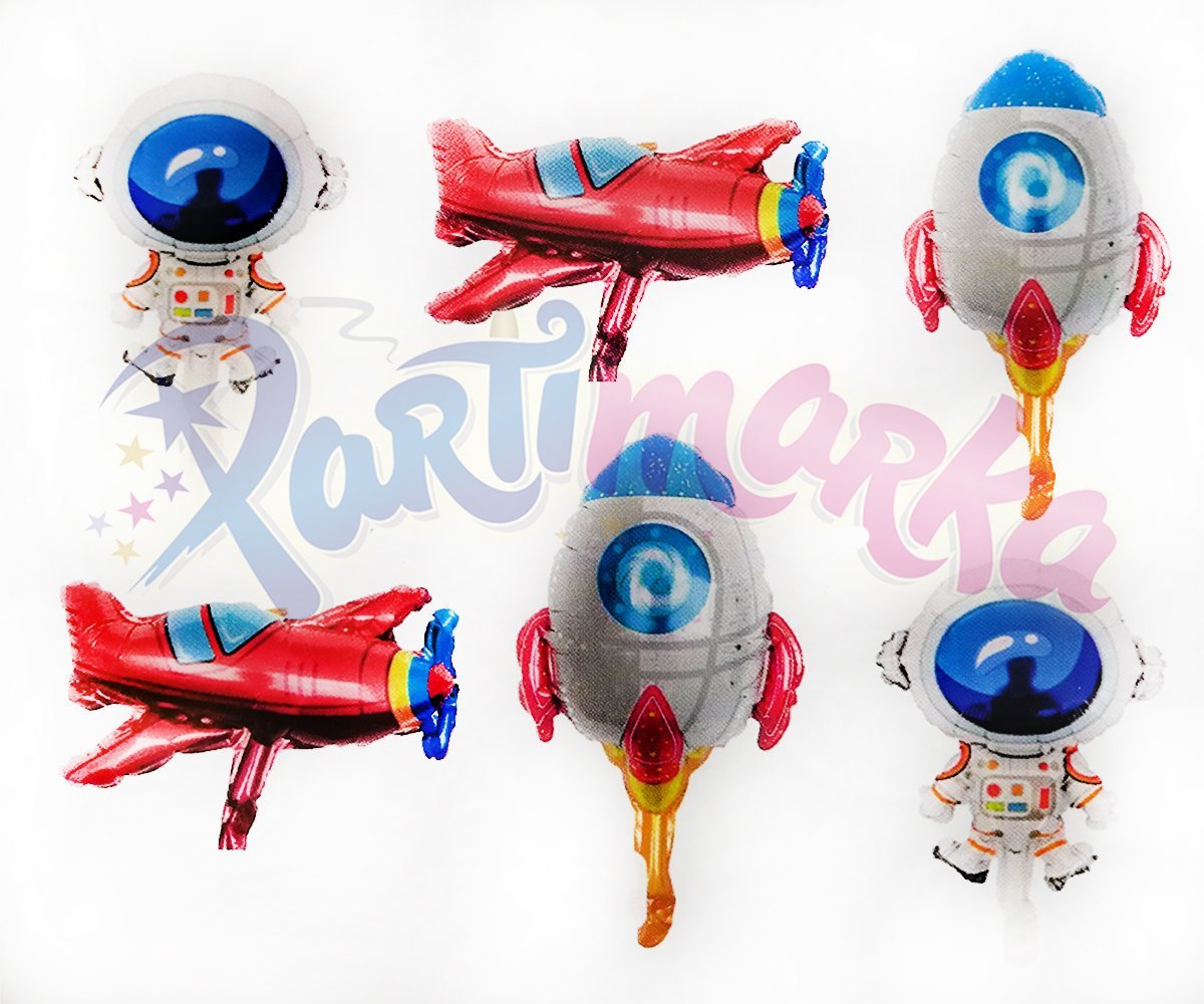 Uzay Partisi Balon Seti 6'lı