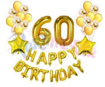 60 Yaş Partisi Balon Seti