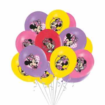 Minnie Mouse Doğum Günü Balonları 8 li