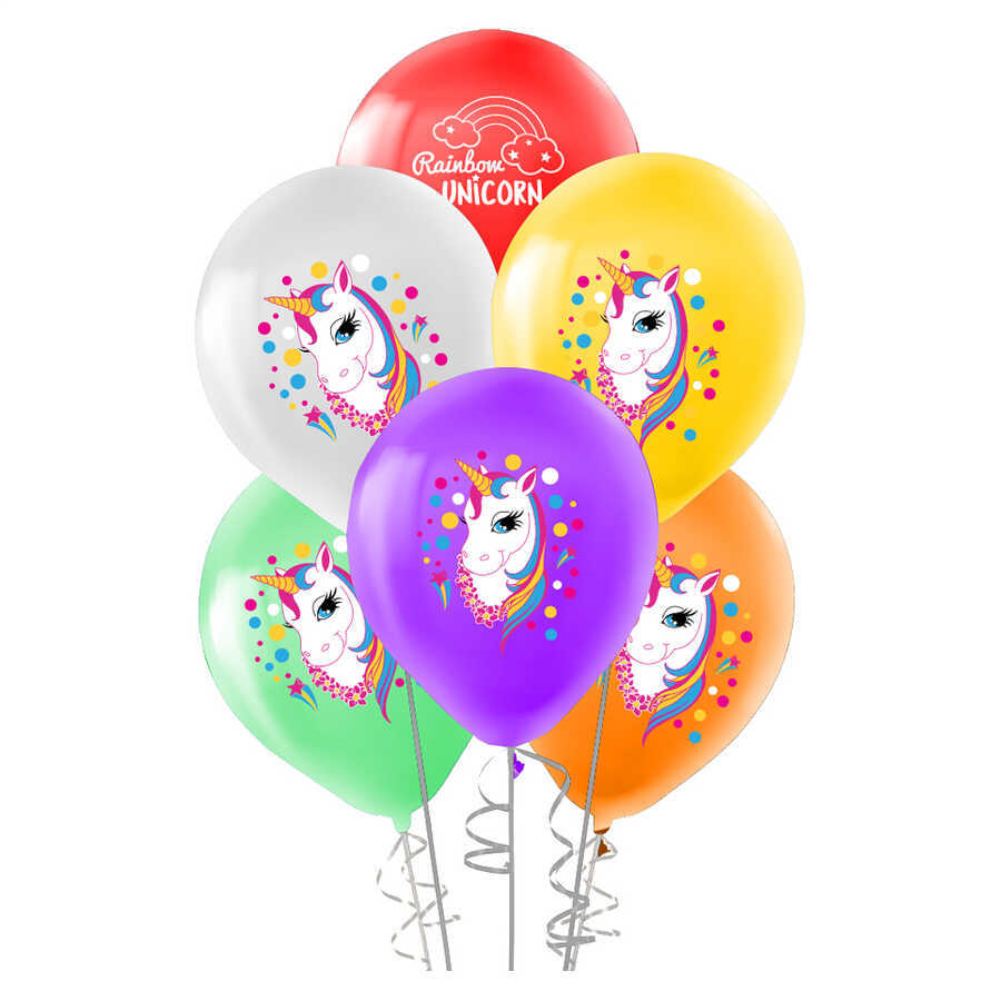 Unicorn Partisi Balonları