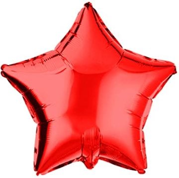 Kırmızı Yıldız Folyo Balon